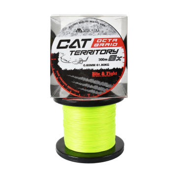 Plecionka Mikado Cat Terr.Octa B.0.60mm300m ż.fluo